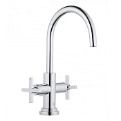 Kludi Nova Fonte Смеситель для раковины, c д/к, высота излива 19,5 см, цвет: хром 201180520