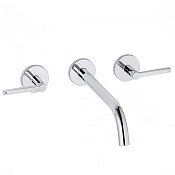 Kludi Nova Fonte Смеситель для раковины встраиваемый, внешняя часть, излив 24 см, цвет: хром 201460515