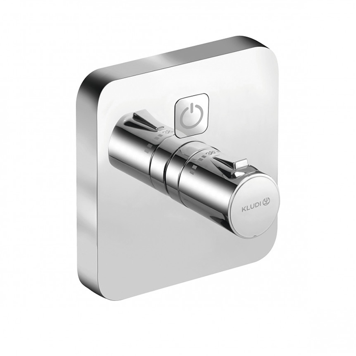 Kludi Push Смеситель для душа встраиваемый термостатический, внешняя часть, цвет: хром 389010538