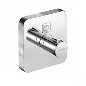 Kludi Push Смеситель для душа встраиваемый термостатический, внешняя часть, цвет: хром 389010538