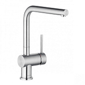 Kludi L Steel Смеситель для кухни рычажный, высота излива 27 см, цвет: нерж. сталь 45803F877