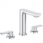 Kludi Zenta SL Смеситель для раковины на 3 отверстия, с д/к, длина излива 14,5 см, цвет: хром 483930565