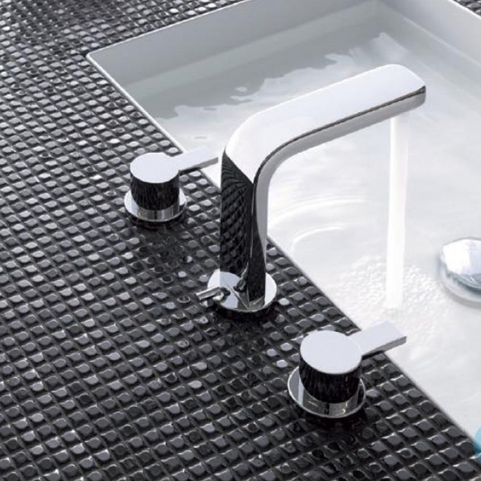 Kludi Zenta Смеситель для раковины на 3 отверстия, с д/к, длина излива 16 см, цвет: хром 383930575