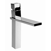 Bossini Cube Смеситель для раковины на 1 отверстие, высокий, с заглушкой, цвет: chrome Z004302.030