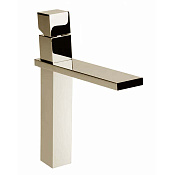 Bossini Cube Смеситель для раковины на 1 отверстие, цвет: satin nickel Z004302.094