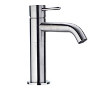 Bossini Inox Однорычажный смеситель для раковины на 1 отверстие, цвет: глянцевая сталь INZ006.030