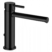 Bossini Oki Смеситель для раковины на 1 отверстие, с заглушкой, цвет: mat black Z005301.073