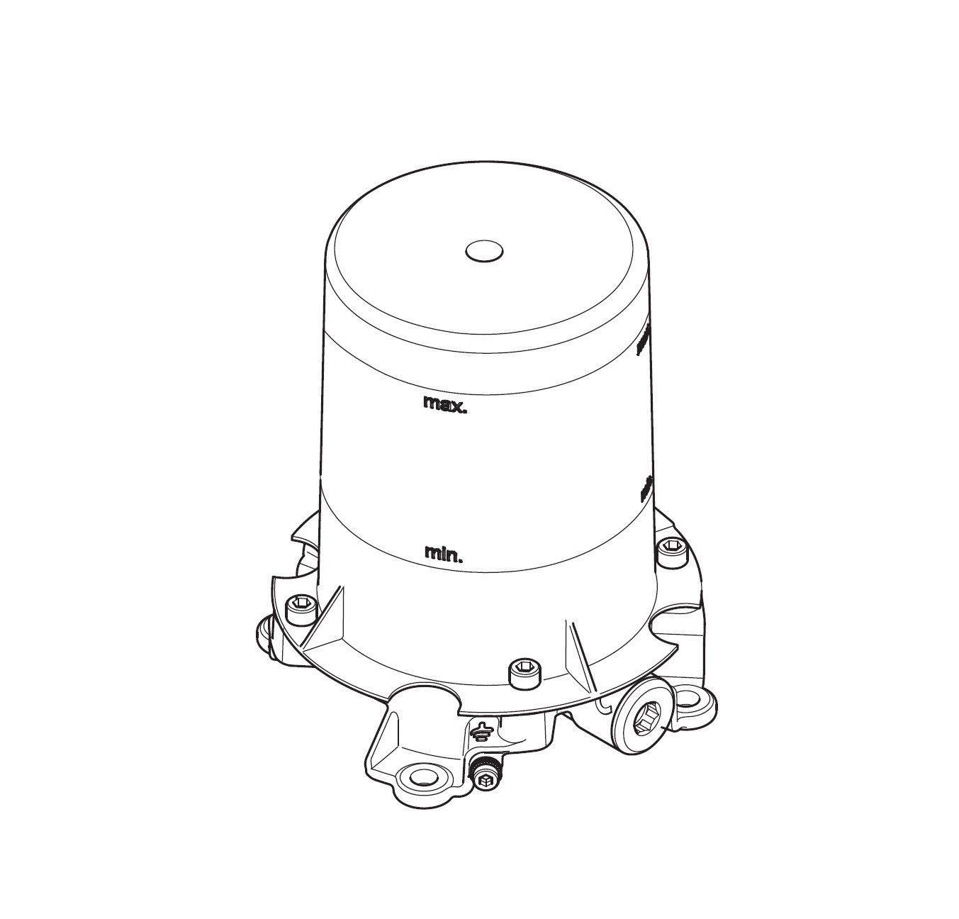 Dornbracht Встраиваемая часть для напольного смесителя, для ванны 3594597090