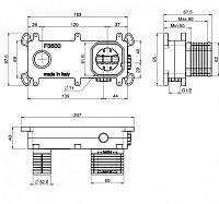 Fima Carlo Frattini Внутренняя часть смесителя для раковины F3600