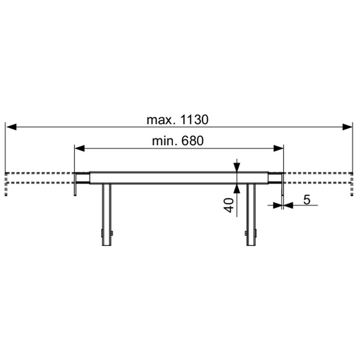 Tece Profil Телескопическое крепление для ниш 9380013