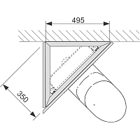 Tece Profil Крепление модуля для углового монтажа 9380004