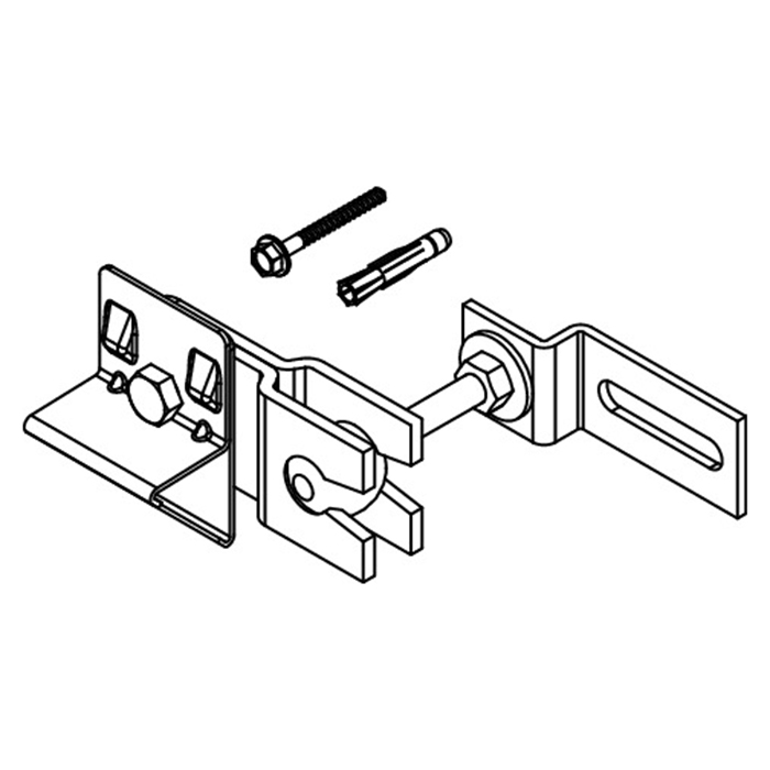 Tece Profil Крепление одинарное поворотное 9018011