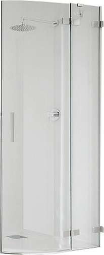 Radaway Euphoria PDD Душевая дверь, правая, прозрачная 8 мм, 90х200h см, цвет: хром глянцевый 383001-01R