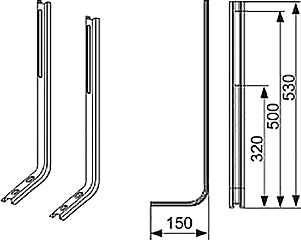 Tece Profil Монтажные опоры 9030024