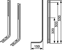 Tece Profil Монтажные опоры 9030024