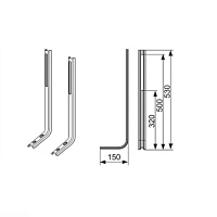 Tece Profil Монтажные опоры 9030024