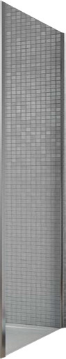 Radaway Twist S Боковая стенка, прозрачная 6 мм, Easy Clean 90х190h см, цвет: хром глянцевый 382012-01