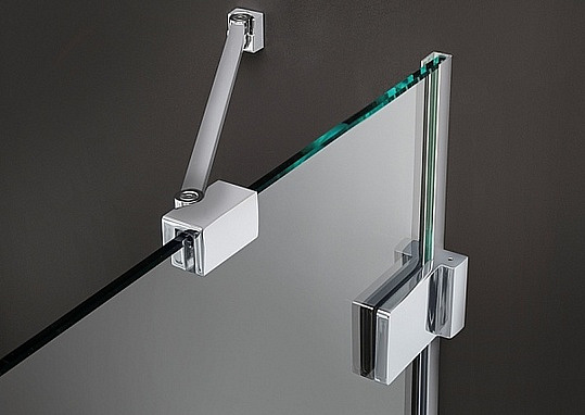 Radaway Euphoria PDD Душевая дверь, левая, прозрачная 8 мм, 100х200h см, цвет: хром глянцевый 383003-01L