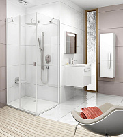 Ravak Chrome Дверь для душевого уголка CRV2 стекло 80x195h см, цвет: белый 1QV40100Z1