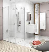 Ravak Chrome Дверь для душевого уголка CRV2 стекло 90x195h см, цвет: белый 1QV70100Z1