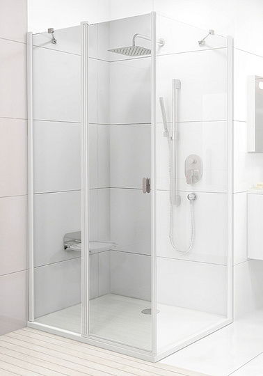 Ravak Chrome Дверь для душевого уголка CRV2 стекло 100x195h см, цвет: белый 1QVA0100Z1