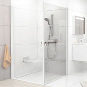 Ravak Chrome Дверь для душевого уголка CRV1 стекло 100x195h см, цвет: белый 1QVA0101Z1