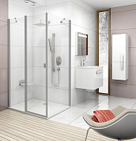 Ravak Chrome Дверь для душевого уголка CRV2 стекло 100x195h см, цвет: сатин 1QVA0U00Z1