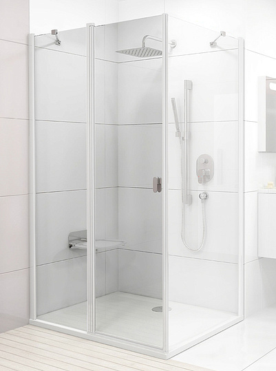 Ravak Chrome Дверь для душевого уголка CRV2 стекло 110x195h см, цвет: белый 1QVD0100Z1