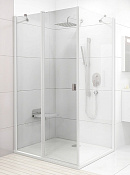 Ravak Chrome Дверь для душевого уголка CRV2 стекло 110x195h см, цвет: белый 1QVD0100Z1