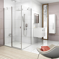 Ravak Chrome Дверь для душевого уголка CRV2 стекло 110x195h см, цвет: хром 1QVD0C00Z1