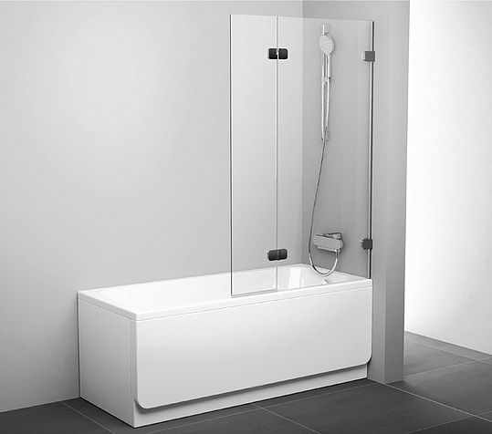 Ravak Brilliant Монтажный комплект для правого ограждения BVS2-R 100, цвет: хром D01000A071