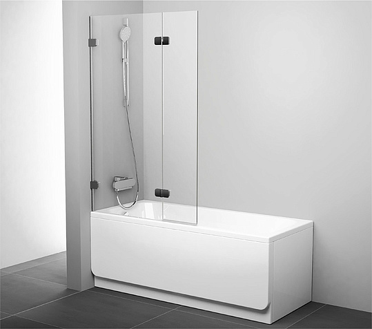 Ravak Brilliant Монтажный комплект для левого ограждения BVS2-L 100, цвет: хром D01000A072