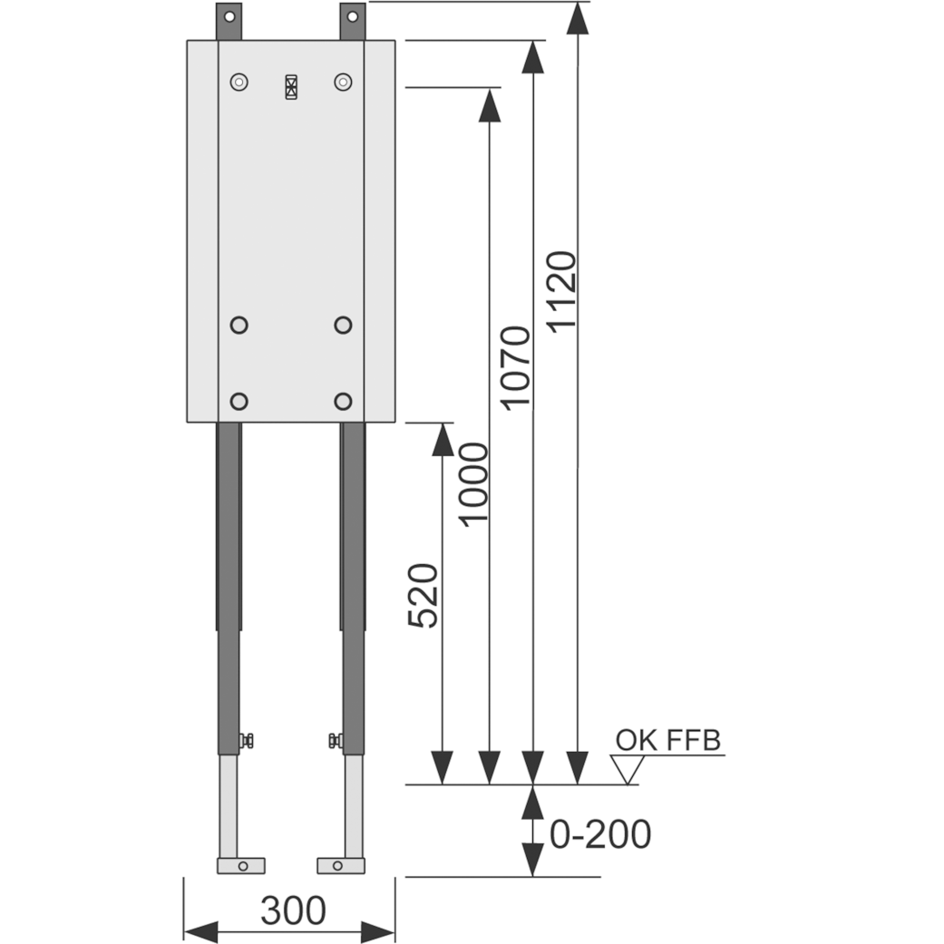 Tece Profil Модуль для поручней и опорных систем 9360000