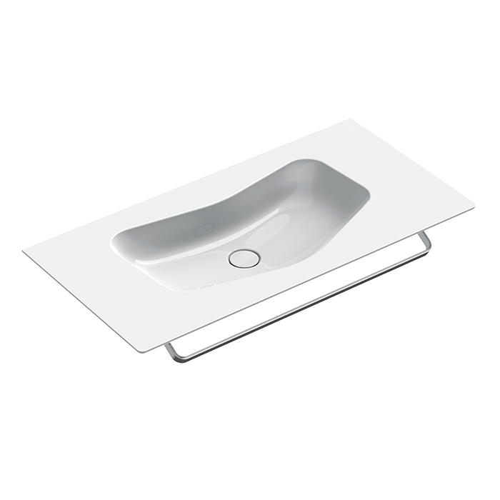 Catalano Comfort Раковина подвесная 100x50x13,5h см, без перелива, покр Cataglaze цвет: белый глянц. 1100ED00