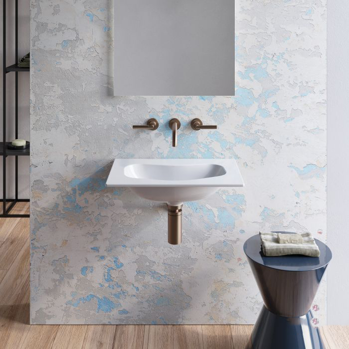 Catalano Comfort Раковина подвесная 55x35x11h см, без перелива, покр. Cataglaze, цвет: белый глянц. 155ED00