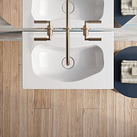 Catalano Comfort Раковина подвесная 55x35x11h см, без перелива, покр. Cataglaze, цвет: белый глянц. 155ED00