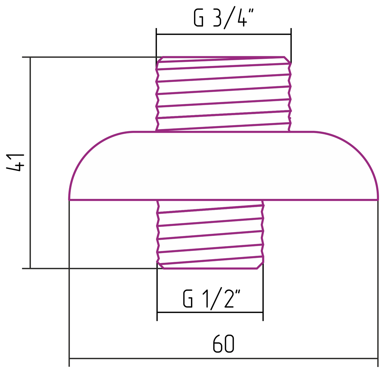 Стилье Отражатель с эксцентриком для ПС, цвет: черный глянцевый 17100-3400
