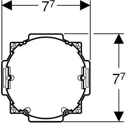 Geberit Блок питания для электронных клавиш Sigma 115.861.00.1