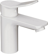 Am.Pm X-Joy Смеситель для раковины на 1 отверстие, без д/к, длина излива 10 см, цвет: белый матовый F85A02133