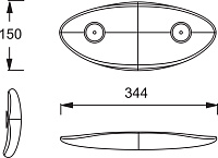 Jacob Delafon Odeon Up Подголовник для ванны, цвет: черный E6757-9K