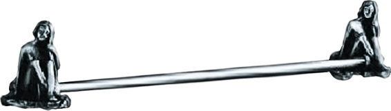 Art&Max Juno Полотенцедержатель, цвет: хром глянцевый AM-B-0717-T