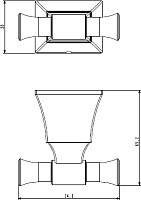 Art&Max Genova Крючок, цвет: хром AM-M-013-CR