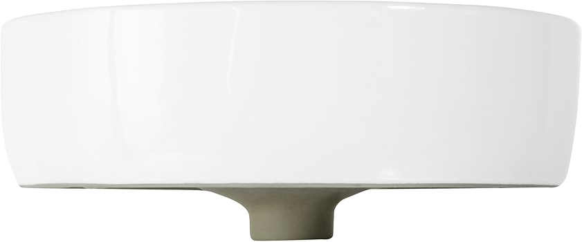 Art&Max Раковина накладная, овальная 49x42x18h см, цвет: белый AM5306-W