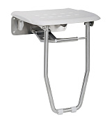 Bemeta Сиденье для душа с опорой 35x36,5x43,3h см, цвет: белый 205125035