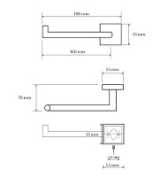 Bemeta Beta Держатель для туалетной бумаги, цвет: хром 132212032L