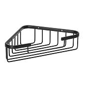 Bemeta Cytro Полочка для душа угловая, подвесная 24,5x15x6h см, цвет: черный 102308120