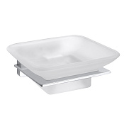 Bemeta Niki Мыльница со стеклянной чашей, подвесная, цвет: хром 153108022