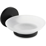 Bemeta Nox Мыльница со стеклянной чашей, подвесная, цвет: черный 102408030