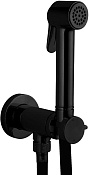 Bossini Paloma Гигиенический душ лейка 3,4 см, шланг 125 см, цвет: mat black E37007B.073