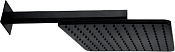 Bossini Cosmo Верхний душ 28х28 см, с настенным держателем 40 см, цвет: mat black H69598I.073